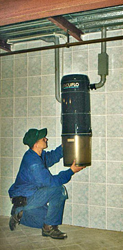 Внешний вид пылесоса - агрегата централизованной системы пылеуборки